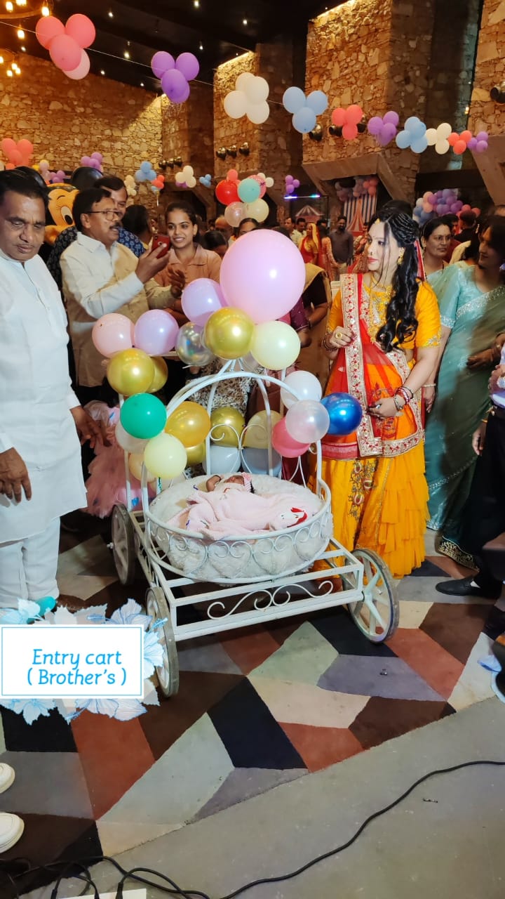  Baby Entry Cart On Rent Kids Birthday party In Mansrover